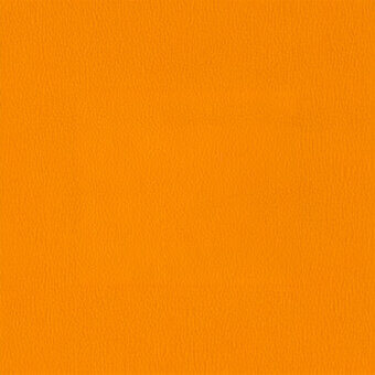 Orange leather texture with a granular, embossed finish and warm tone, studio lighting, material code nuvole 5050.